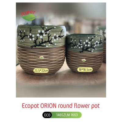 Ecopot ORION round flower pot